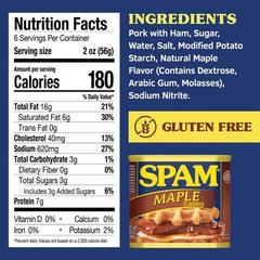 (4 pack) Maple 12oz can Foods