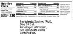 🌟NEW🌟 Sea Castle Skinless and Boneless Sardines in Olive Oil, 4.4Oz (6 PACK)