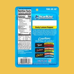 StarKist Chicken 2.6 Ounce (Pack of 1), Creations Lemon Pepper 2.6oz