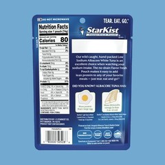 Low Sodium Albacore Tuna in Water, 2.6 Oz, Pack of 24