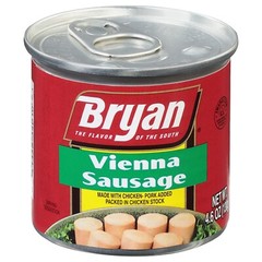 BRYAN Vienna Sausage 🌭4.6 Ounce Pull-Top Can (Pack of 3)