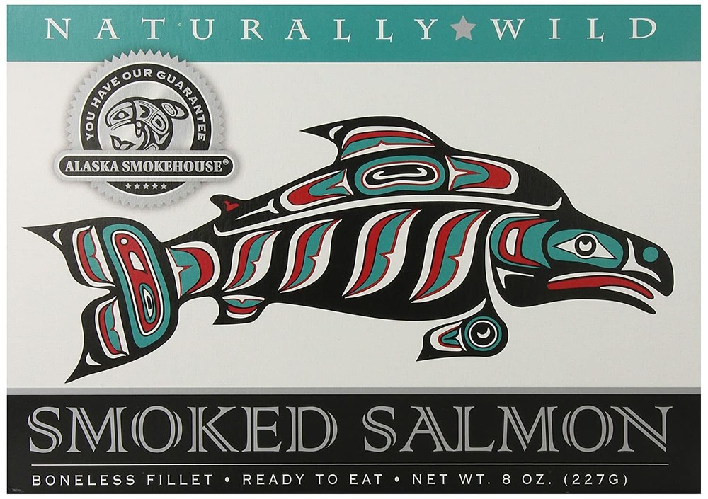 10 Boxes Alaska 8 oz Smoked Wild Salmon Boneless Ready to Eat Fillet 2027 Exp