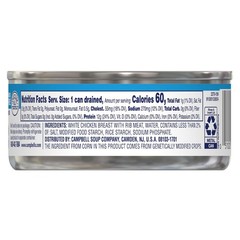 Swanson White Chunk Canned Chicken Breast in Water, Fully Cooked Chicken, 4….