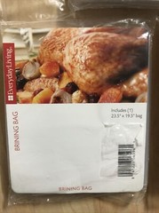 3 BRINING BAG EVERYDAY LIVING 23.5X19.5″ LEAK PROOF, TURKEY, CHICKEN UP TO 25 LB