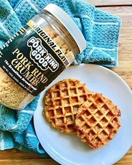 Pork King Good Unseasoned Pork Rind Breadcrumbs Low Carb Keto Paleo, Gluten-Free