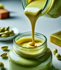 Pistachio Cream Natural Sweet Spread for Chocolate Bars 7 oz No Palm Oil