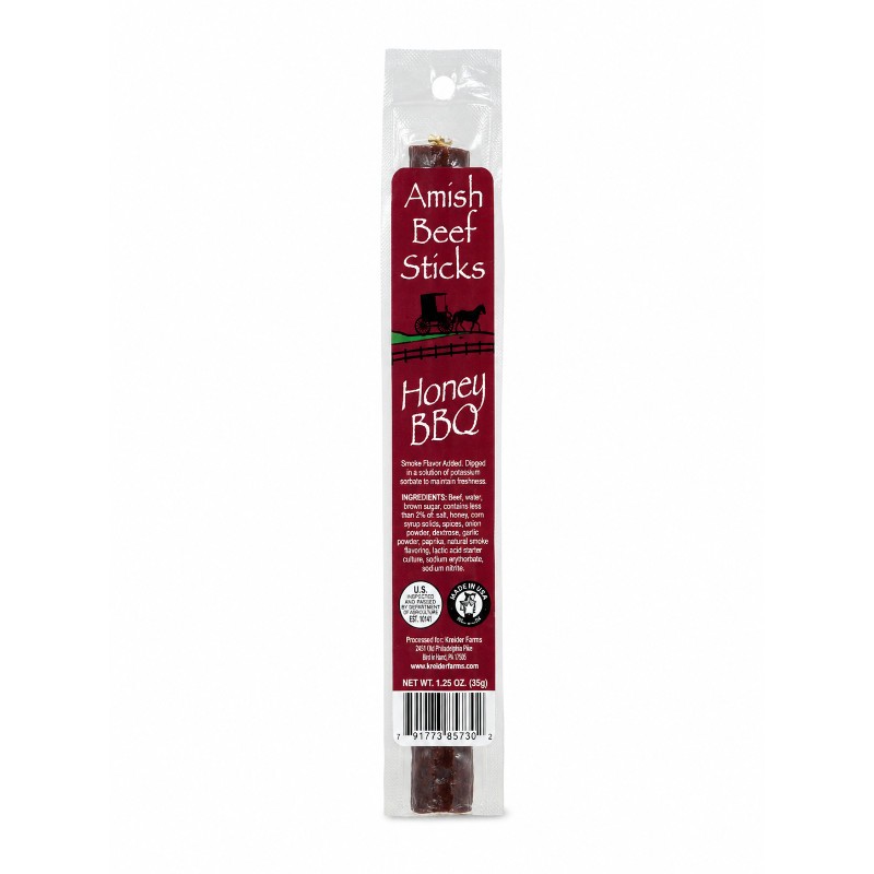 5x Amish Honey Bbq Beef Sticks Spice Seasoning Cooking Flavor Kitchen New 1oz