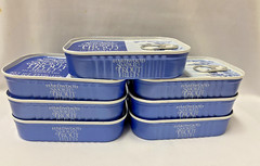 7 Trader Joe’s Smoked Trout Fillets in Oil Skinless 3.9 oz Each Tin x 7 Cans