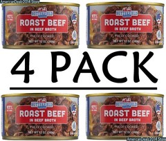 4 PACK – Butterfield Farms Roast Beef in Beef Broth 12 oz (Total 48 oz) F1