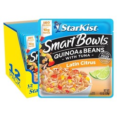 Smart Bowls Latin Citrus 4.5 oz Pouch (Pack of 12) – Features Quinoa & Beans