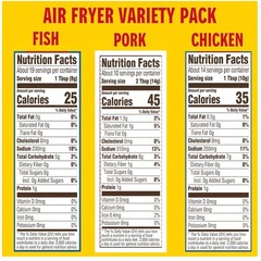 Cajun Air Fry Seasoning – Chicken, Fish & Pork – 6 Pack