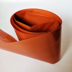 5/3/1Mx85mm Width Plastic Sausage Casings Brown for Salami Shell Maker Inedible