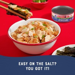 Low Sodium Albacore Tuna in Water, 5 oz Can Pack of 12 – High Protein,