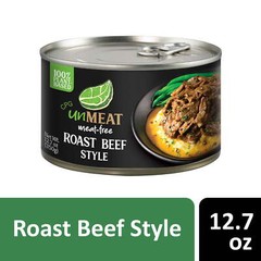 (4 pack) CPG unMEAT Roast Beef Style, 12.7 oz Can