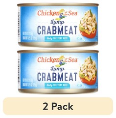 (2 pack) Chicken of the Sea Wild Caught Lump Crabmeat 6 oz