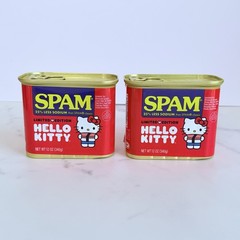 Limited Edition HELLO KITTY SPAM 25% Less Sodium Sealed New 2 Pack Collectible