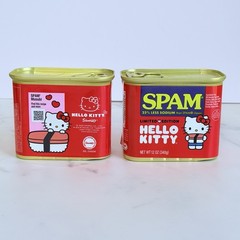 Limited Edition HELLO KITTY SPAM 25% Less Sodium Sealed New 2 Pack Collectible