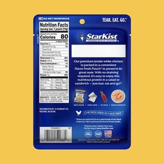 StarKist Premium White Chicken – 2.6 oz Pouch (Pack of 12)