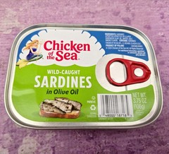 Sardines in Olive Oil 15 Cans LOT 3.75 oz Chicken of the Sea Wild Caught 10/2030