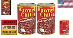 Delicious Gluten-Free Chunky Beef Chili with Beans – 15 oz, Two Cans for Sharing