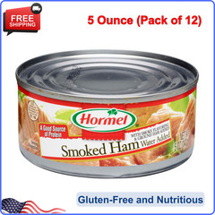 HORMEL Canned Ham, Smoked, 5 Ounce (Pack of 12) – Perfect For Quick Tasty Meal