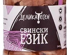 Pork tongue Delicatessen 540g Organic Handmade