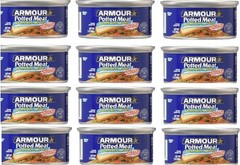 Pack Of 12 Potted Meat made with Chicken and Pork 3 oz.