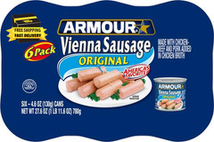 Star Vienna Sausage, Original Flavor, Canned Sausage, 4.6 Oz (Pack of 6) ⭐️⭐️⭐️⭐