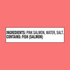 Wild Pink Salmon – Skinless, Boneless – 5 Oz Can