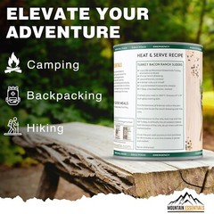 MOUNTAIN ESSENTIALS Fully Cooked Ready to Eat Canned Turkey 28 Oz | Pack of 1