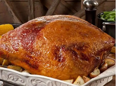 (1) 17 Pound – 19 Pound Whole Smoked City Ham Unsliced Bone-In