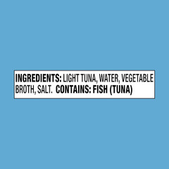 25% Less Sodium Chunk Light Tuna in Water – 5 Oz Can (Pack of 24)