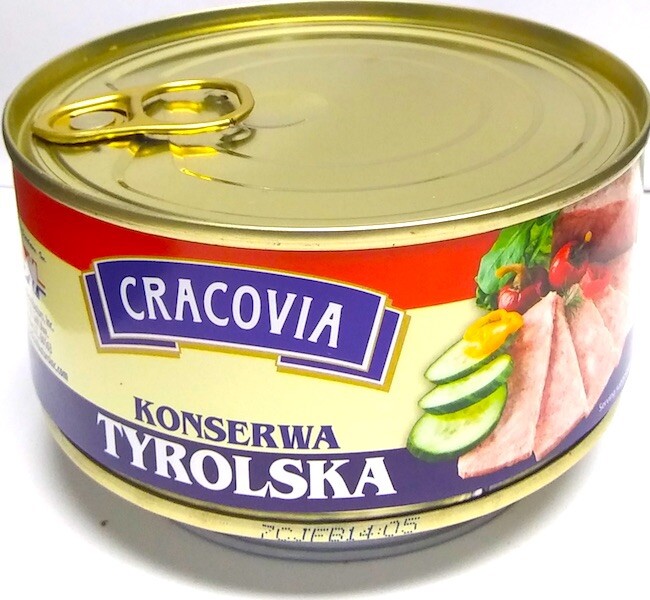 CRACOVIA TYROLSKA 3×300 G. GROUND PORK MEAT IN CAN 3×10.5 Oz