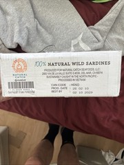 Natural Catch Wild Sardines Smoked in Organic Olive Oil 4.4oz 12 Pack
