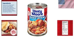Hearty Beef Stew 15 oz (Pack of 12) – Ready-to-Eat, Gluten-Free, 10g Protein