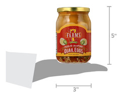 7 Farms Pickled Jalapeno Quail Eggs…