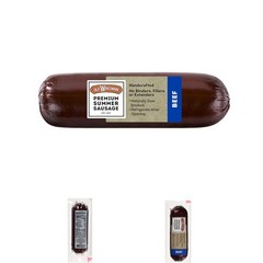 Deliciously Crafted Summer Sausage – 8oz Beef Stick, Gluten Free & High Protein