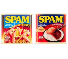 Spam Tinned Chopped Pork and Ham Bundle Hot & Spicy + Gochujang 340g