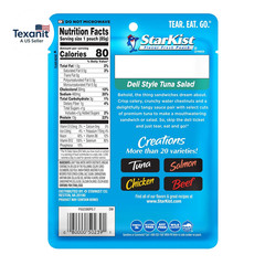 Tuna Creations Deli Style Tuna Salad Pouch (3 Oz – 1 Pack) Wild Caught, High Pro