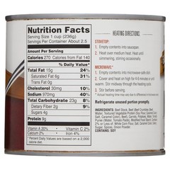 (4 pack) Castleberry’s Chunky Beef Stew,Gluten-Free,20 oz Can