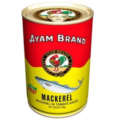 Ayam Brand Canned Mackerel in Tomato Sauce 425g Convenient Pantry Food