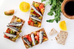 Gourmet White Anchovies EVOO | Wild Caught, Kosher, Gluten-Free | 12 x 4.4oz