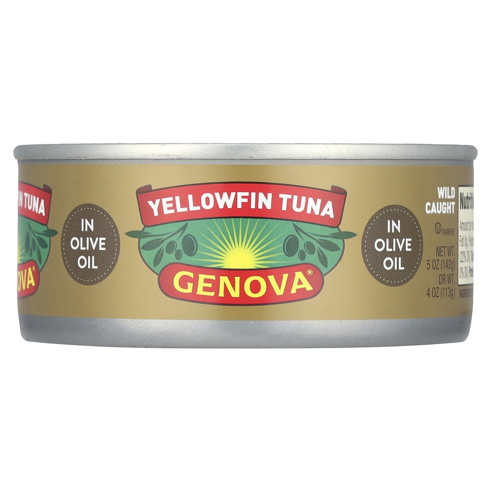 Yellowfin Tuna In Olive Oil, 5 oz (142 g)