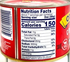 OX & Palm Corned Beef with Juices Original Chunky Style 15 oz ( Pack of 6 )