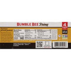 (3 pack) (Pack of 4) Bumble Bee Prime Solid White Albacore Tuna, 5 oz Cans