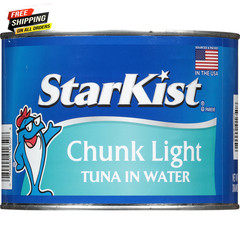 (2 Pack) Chunk Light Tuna in Water, 4Lb 2.5Oz Can ✌️👍