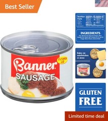 Versatile Banner Sausage Canned Sausage, 10.5 oz – Perfect for On-the-Go Meals