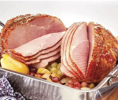 14 Pound – 16 Pound Spiral Sliced Semi Boneless Whole City Ham
