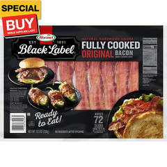 Fully Cooked Bacon – Thick Bacon Snacks for Breakfast, 10.5 Ounce (Pack of 1)