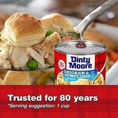 Delicious Chicken & Dumpling Canned Meals – 8 Cans, 20 Oz Each, Protein Packed